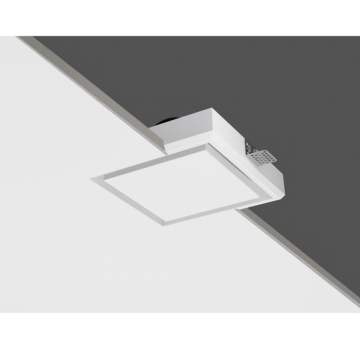 Диффузор под покраску скрытого монтажа SECRET SOFT FRAME D125мм